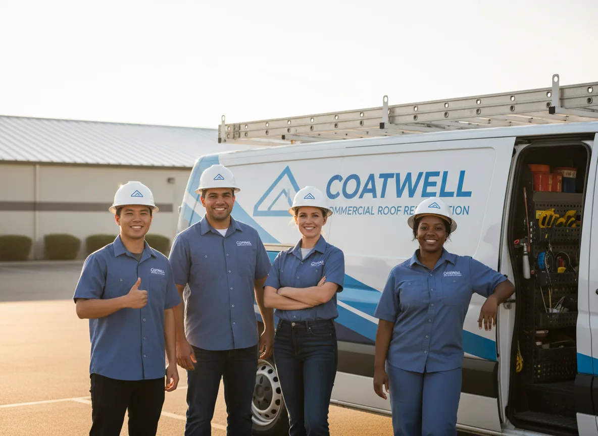 Commercial roof coating company in Kendleton, TX