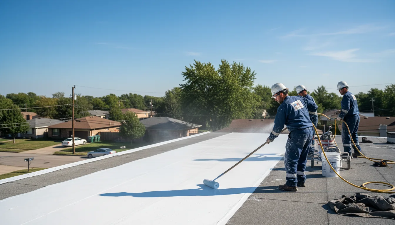 Commercial roof coating in Kendleton, TX near me